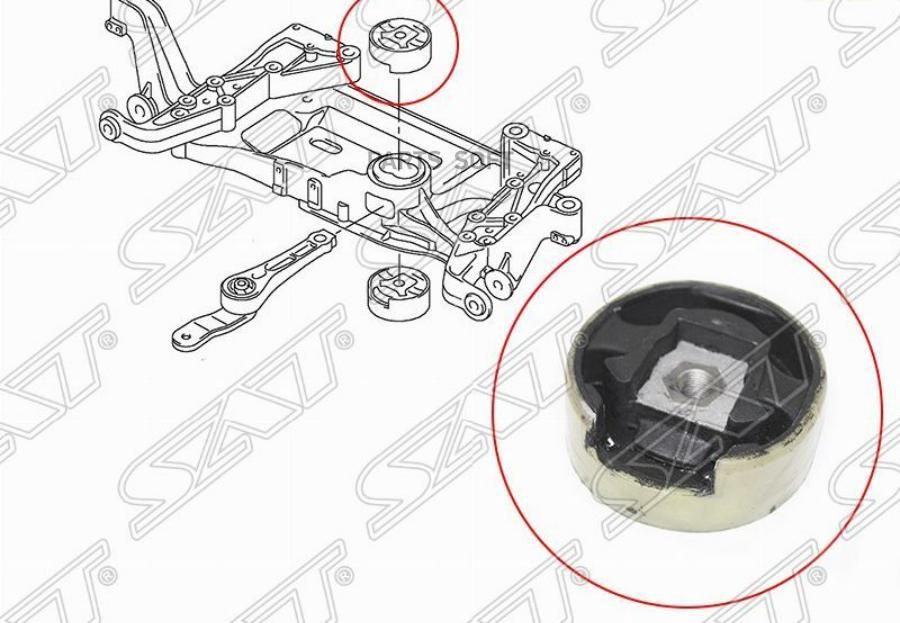 Сайлентблок подрамника верхний VW JETTA 05-16/GOLF 03-/PASSAT 05-15/TIGUAN 07-/SKODA YETI
Сайлентблок подрамника верхний VW JETTA 05-16/GOLF 03-/PASSAT 05-15/TIGUAN 07-/SKODA YETI