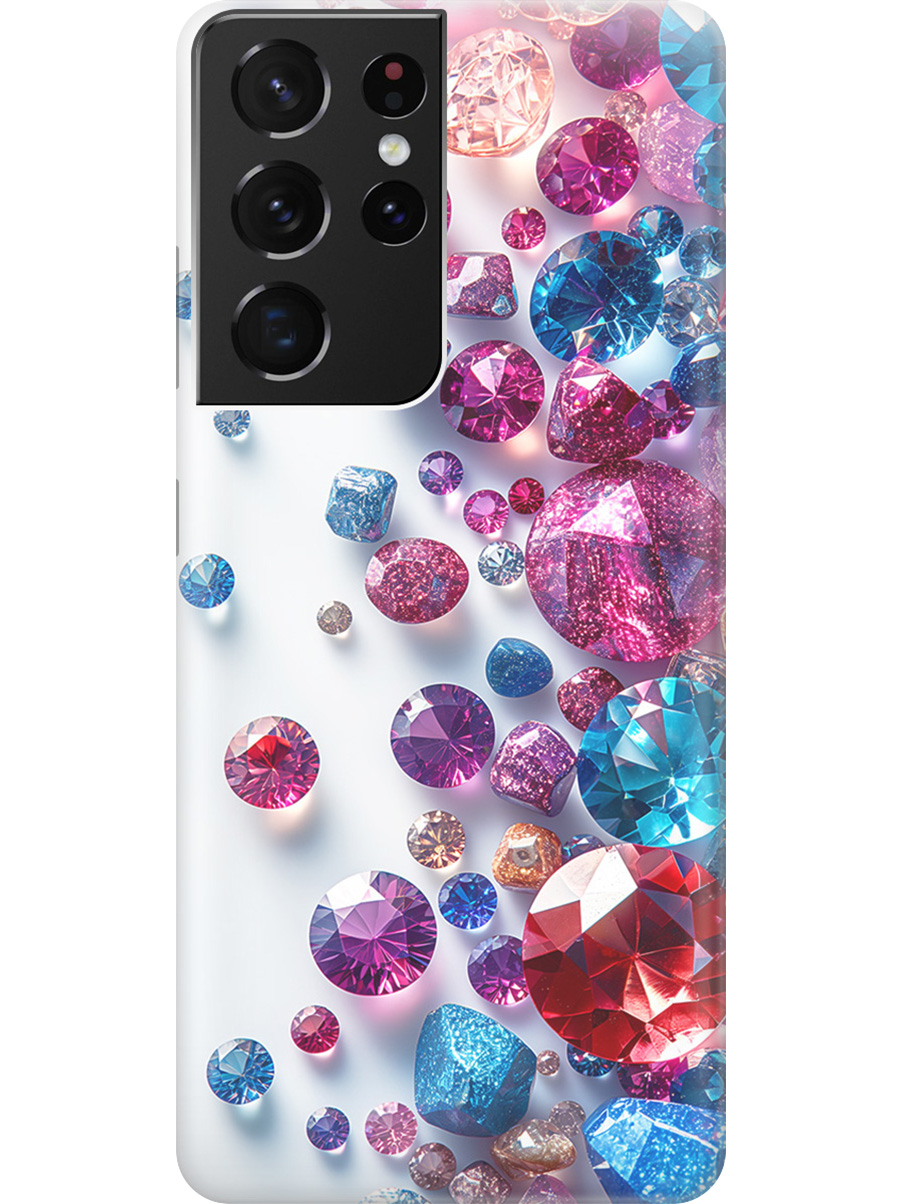 Силиконовый чехол на Samsung Galaxy S21 Ultra с принтом "Россыпь драгоценных камней", Прозрачный;белый;розовый;синий, 724127631
Силиконовый чехол на Samsung Galaxy S21 Ultra с принтом "Россыпь драгоценных камней", Прозрачный;белый;розовый;синий, 724127631