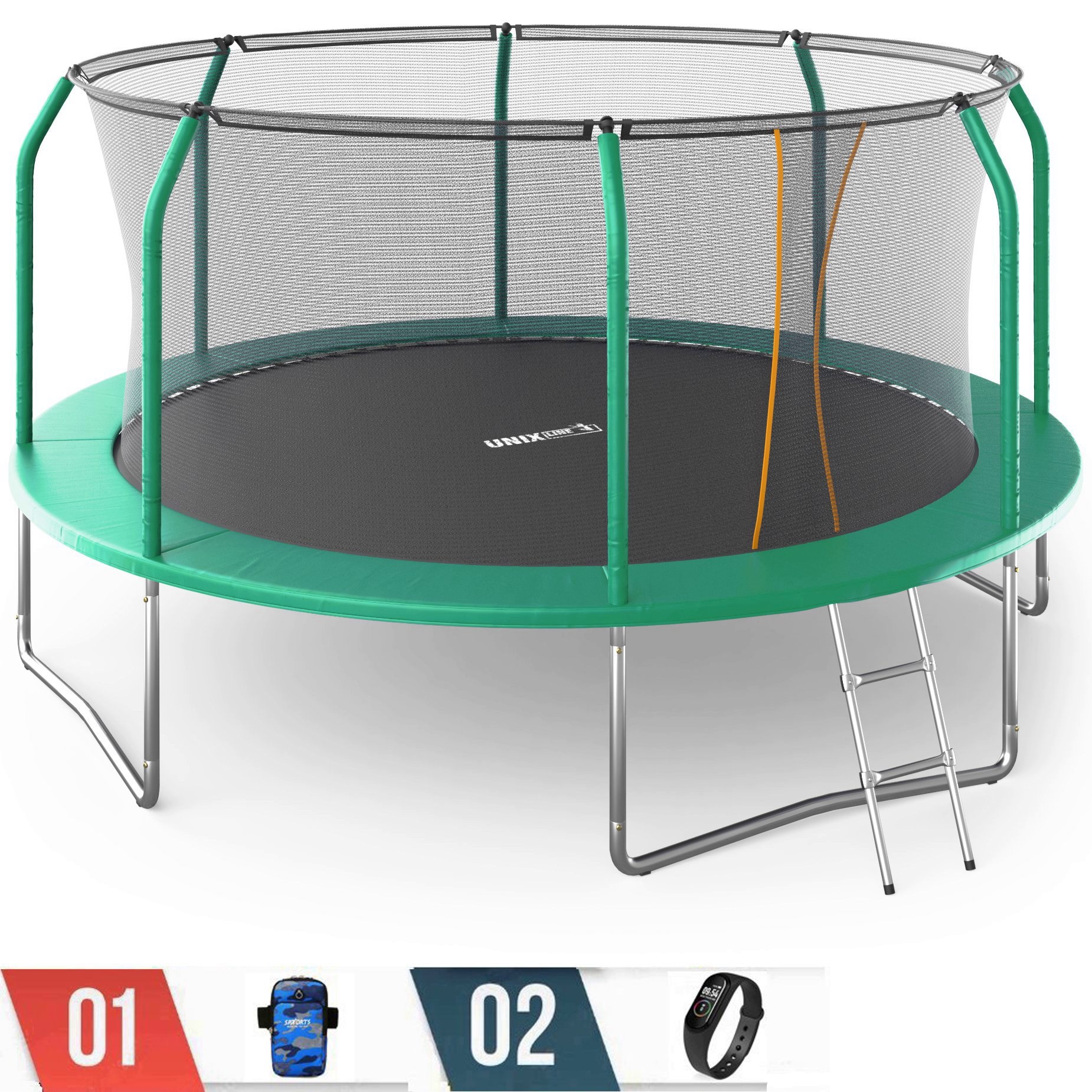 Батут UNIX Line SUPREME BASIC 14 ft (green) + аксессуары, Зеленый, SUPREME BASIC 14 ft
Батут UNIX Line SUPREME BASIC 14 ft (green) + аксессуары, Зеленый, SUPREME BASIC 14 ft