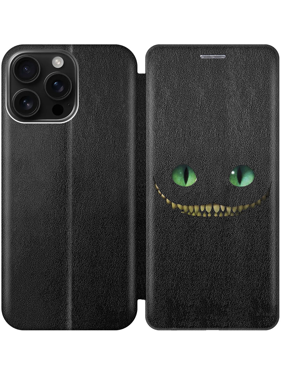 Чехол-книжка на Apple iPhone 16 Pro Max с принтом "Чеширский кот" черный, Черный;прозрачный;белый;зеленый, 785198371
Чехол-книжка на Apple iPhone 16 Pro Max с принтом "Чеширский кот" черный, Черный;прозрачный;белый;зеленый, 785198371