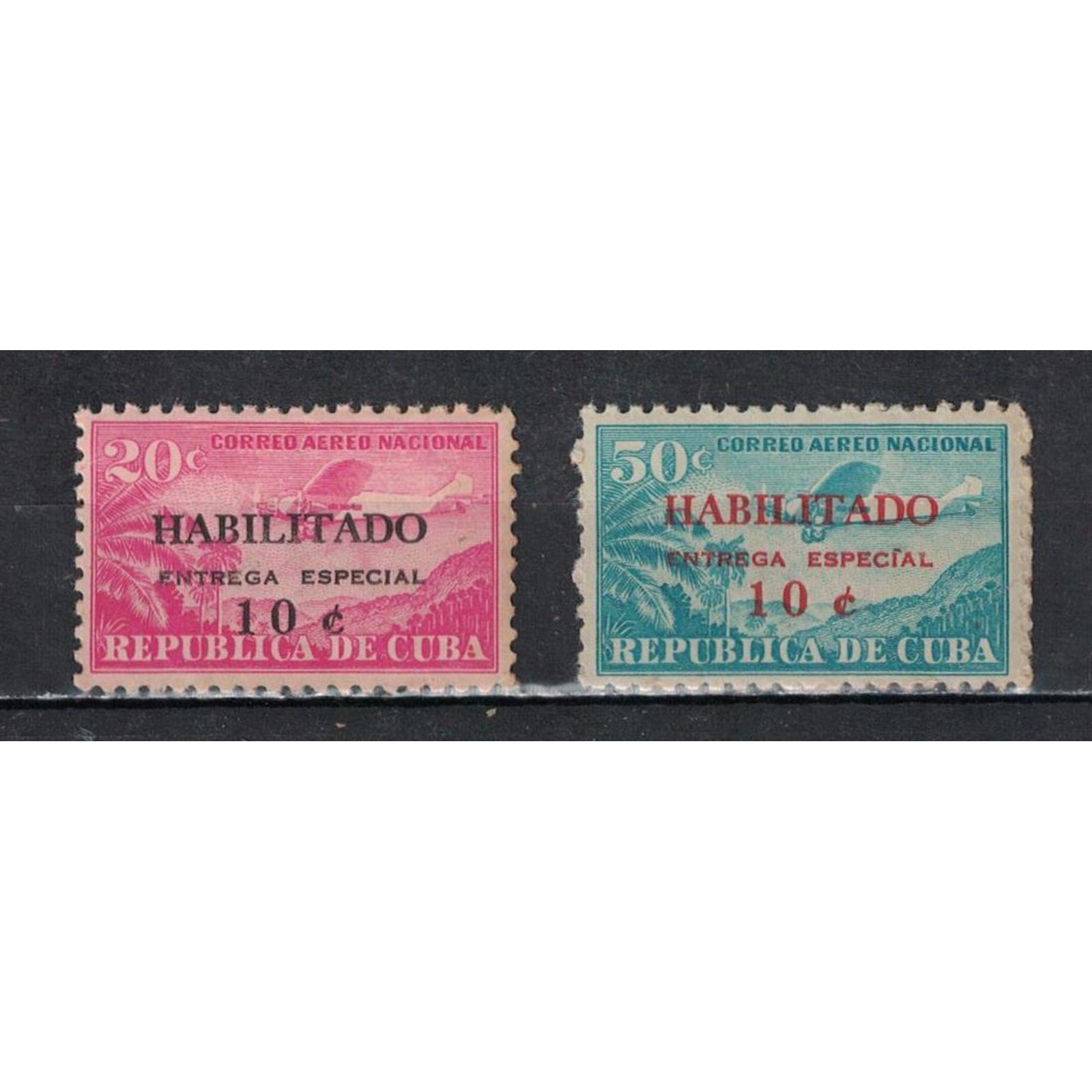 Почтовые марки Куба Самолеты - надпечатка "HABILITADO - ENTREGA ESPECIAL - 10c" Самолеты, 679
Почтовые марки Куба Самолеты - надпечатка "HABILITADO - ENTREGA ESPECIAL - 10c" Самолеты, 679