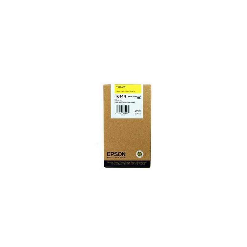 Картридж для струйного принтера Epson T6144 желтый, оригинальный, T6144 (желтый экономичный)
Картридж для струйного принтера Epson T6144 желтый, оригинальный, T6144 (желтый экономичный)