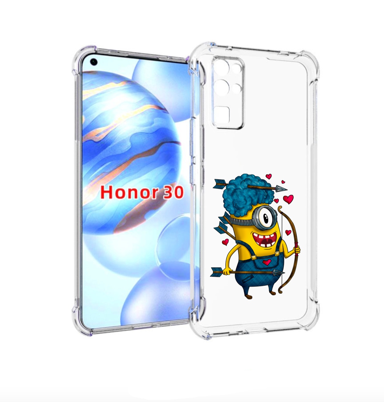 Чехол бампер MyPads Миньон купидон для Honor 30 (BMH-AN10) проти, Прозрачный, Tocco
Чехол бампер MyPads Миньон купидон для Honor 30 (BMH-AN10) проти, Прозрачный, Tocco
