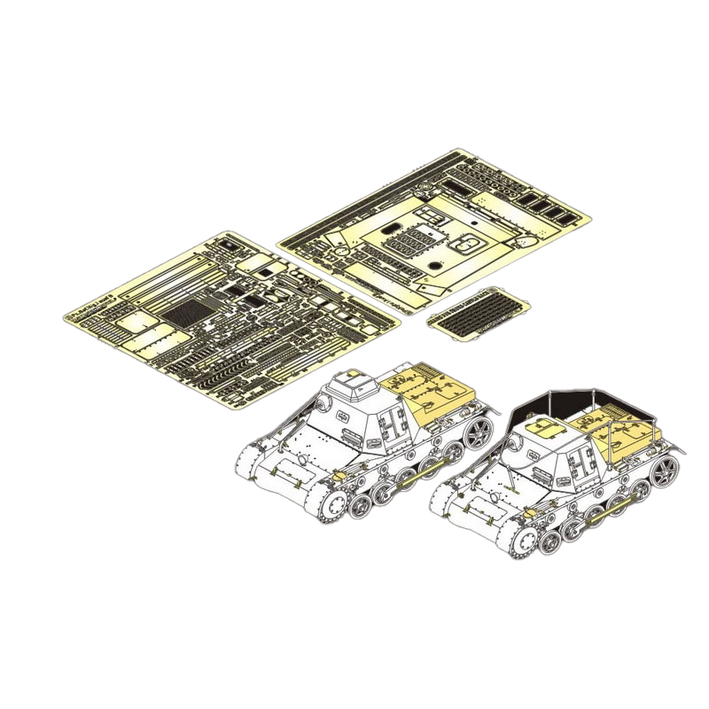 Фототравление Voyager Model 1/35 для Pz.Bef.Wg.I Command tank (Sd.Kfz. 265) basic PE35764, Однотонный
Фототравление Voyager Model 1/35 для Pz.Bef.Wg.I Command tank (Sd.Kfz. 265) basic PE35764, Однотонный