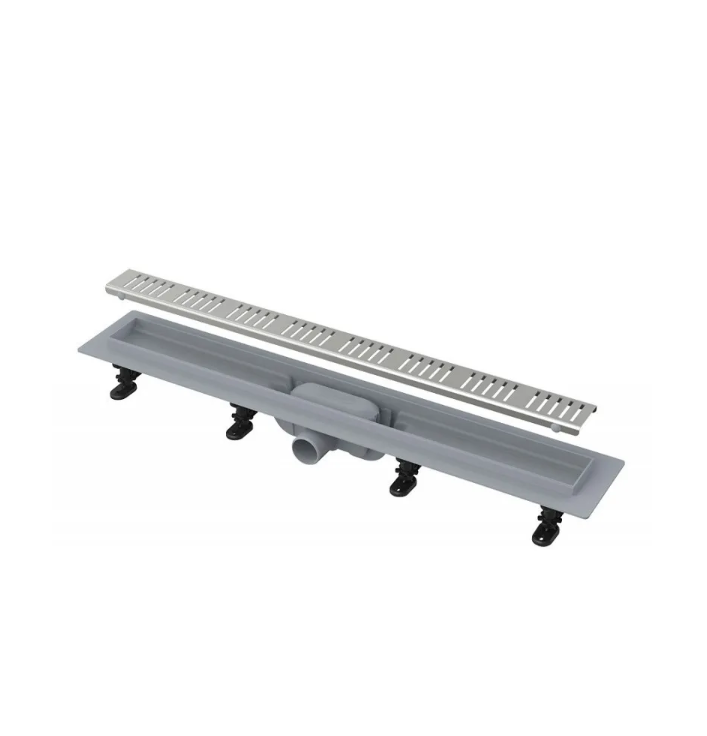 Водоотводящий желоб Alcaplast APZ10-750 Simple с решеткой, горизонтальный выпуск, Серый
Водоотводящий желоб Alcaplast APZ10-750 Simple с решеткой, горизонтальный выпуск, Серый