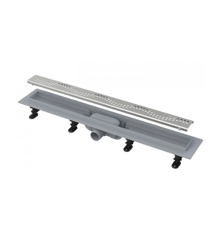 Водоотводящий желоб Alcaplast APZ8-550 Simple с решеткой, горизонтальный выпуск, Серый
Водоотводящий желоб Alcaplast APZ8-550 Simple с решеткой, горизонтальный выпуск, Серый