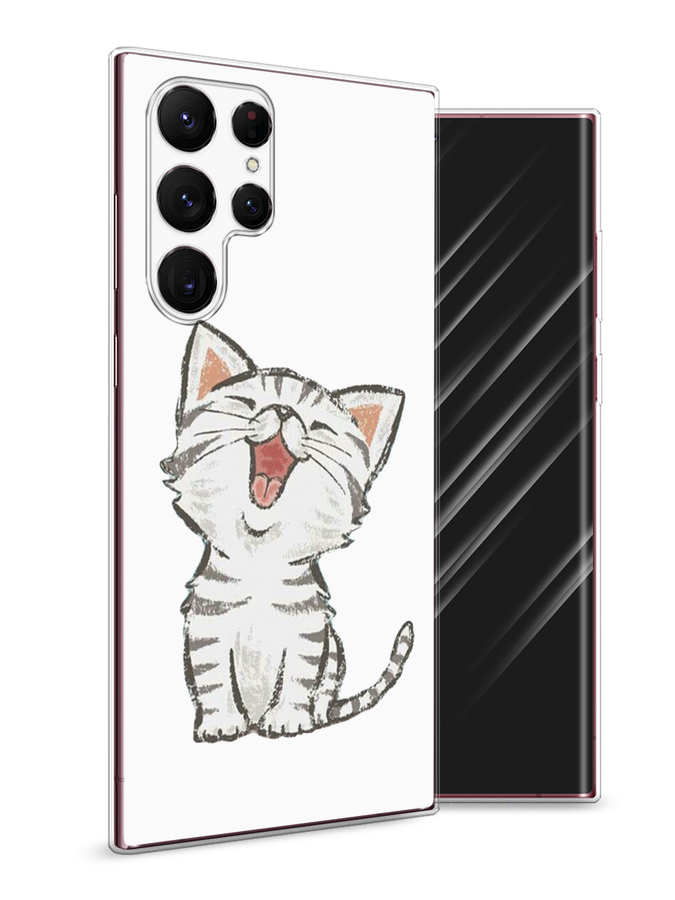 Чехол Awog на Samsung Galaxy S22 Ultra / Самсунг S22 Ultra "Котенок рисованный", Серый;белый, 2104050-1
Чехол Awog на Samsung Galaxy S22 Ultra / Самсунг S22 Ultra "Котенок рисованный", Серый;белый, 2104050-1