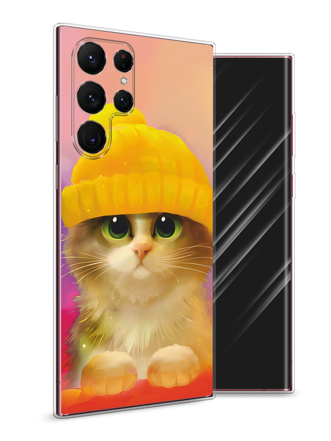 Чехол Awog на Samsung Galaxy S22 Ultra / Самсунг S22 Ultra "Котенок в желтой шапке", Желтый, 2104050-2
Чехол Awog на Samsung Galaxy S22 Ultra / Самсунг S22 Ultra "Котенок в желтой шапке", Желтый, 2104050-2