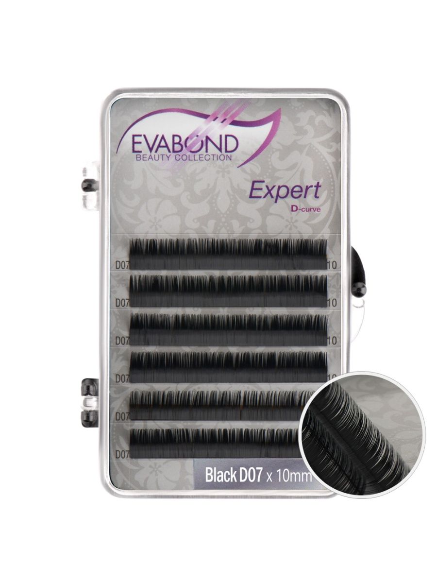 Ресницы EVABOND Expert черные 6 линий однолинейные Изгиб D 0.07 10мм, Черный, 4680379064481
Ресницы EVABOND Expert черные 6 линий однолинейные Изгиб D 0.07 10мм, Черный, 4680379064481
