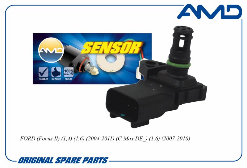 Датчик давления воздуха 1141598 AMD.SEN641 для FORD Focus II 1,4 2004-11 C-Max DE_ 2007-10
Датчик давления воздуха 1141598 AMD.SEN641 для FORD Focus II 1,4 2004-11 C-Max DE_ 2007-10