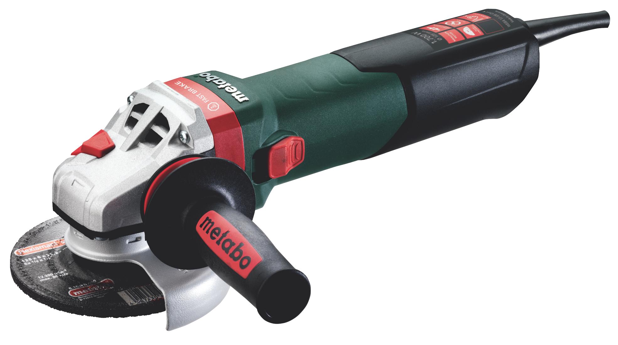 Сетевая угловая шлифовальная машина Metabo WEBA 17-125 Quick 600514000, WEBA 17-125 Quick
Сетевая угловая шлифовальная машина Metabo WEBA 17-125 Quick 600514000, WEBA 17-125 Quick