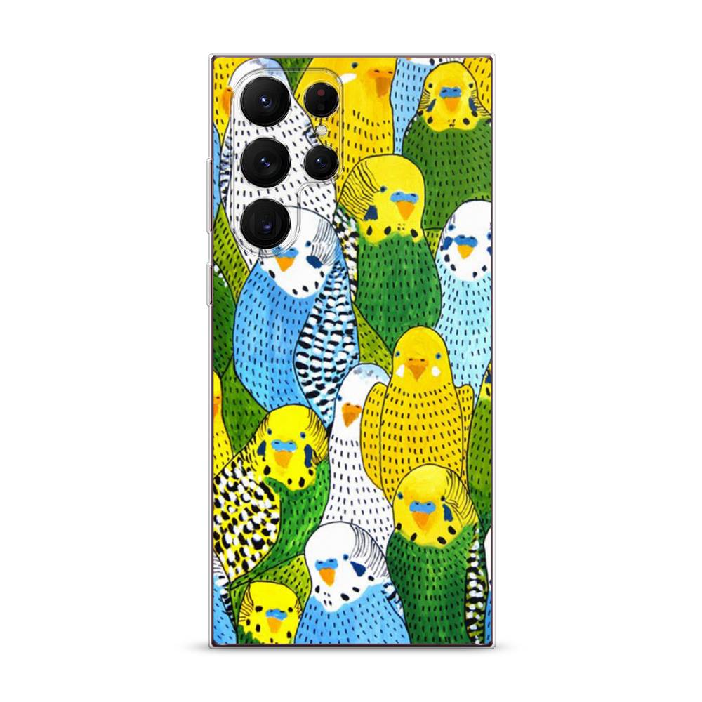 Чехол Awog на Samsung Galaxy S22 Ultra / Самсунг S22 Ultra "Попугаи", Желтый;зеленый;голубой, 2104050-1
Чехол Awog на Samsung Galaxy S22 Ultra / Самсунг S22 Ultra "Попугаи", Желтый;зеленый;голубой, 2104050-1