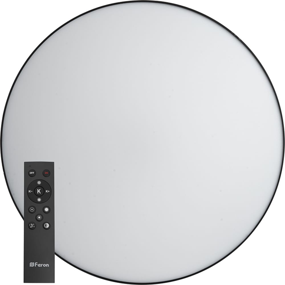 FERON Светодиодный управляемый светильник AL6200 Simple matte тарелка 60W 3000К-6500K черн
FERON Светодиодный управляемый светильник AL6200 Simple matte тарелка 60W 3000К-6500K черн