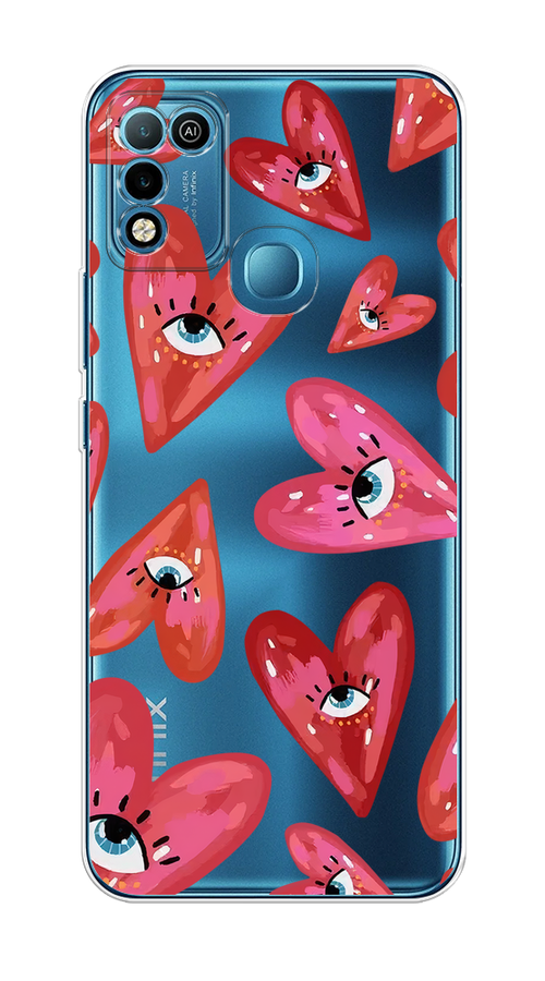 Чехол на Infinix HOT 10 Play/HOT 11 Play "Сердечки с глазами", Коричневый;красный;розовый, 3100850-1
Чехол на Infinix HOT 10 Play/HOT 11 Play "Сердечки с глазами", Коричневый;красный;розовый, 3100850-1