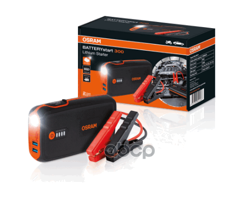 Пусковое Устройство Автомобильного Аккумулятора Batterystart300 4x1 3c Osram арт. OBSL300
Пусковое Устройство Автомобильного Аккумулятора Batterystart300 4x1 3c Osram арт. OBSL300