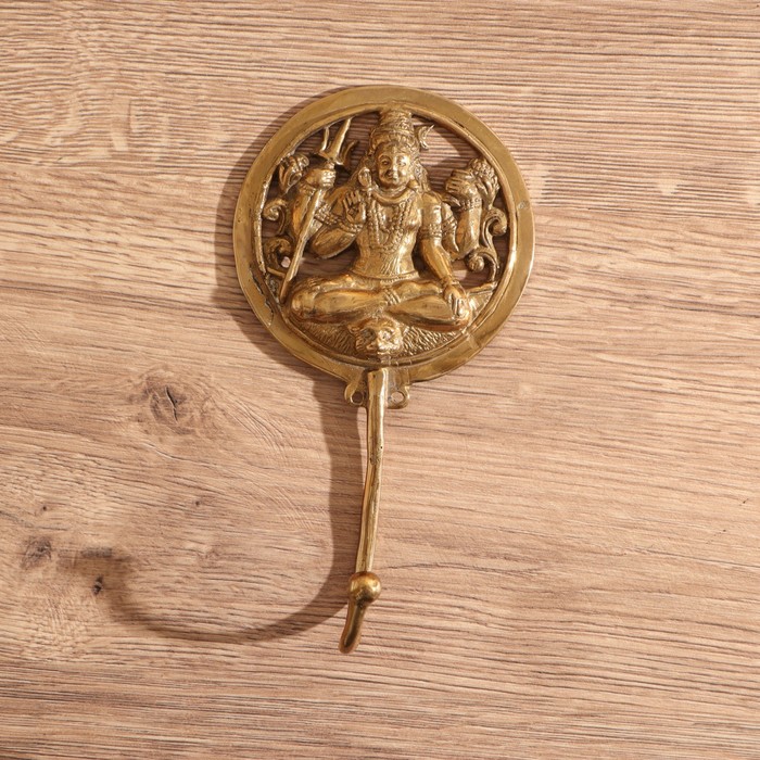 фото Крючок "шива" 18х10 см, бронза nobrand