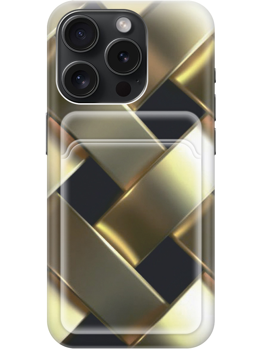 Силиконовый чехол на Apple iPhone 15 Pro с рисунком "Золотистое плетение", Золотистый;черный, 20011941
Силиконовый чехол на Apple iPhone 15 Pro с рисунком "Золотистое плетение", Золотистый;черный, 20011941