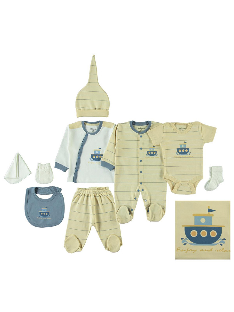 Комплект для малыша Aziz bebe 96D400246Y21 бежевый 0-3 мес (доставка из-за рубежа), 96D400246Y21
Комплект для малыша Aziz bebe 96D400246Y21 бежевый 0-3 мес (доставка из-за рубежа), 96D400246Y21