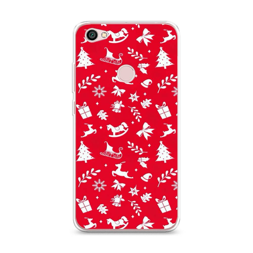 Чехол на Xiaomi Redmi Note 5A Prime "Красный новогодний фон", Красный;белый, 32950-5 
Чехол на Xiaomi Redmi Note 5A Prime "Красный новогодний фон", Красный;белый, 32950-5
