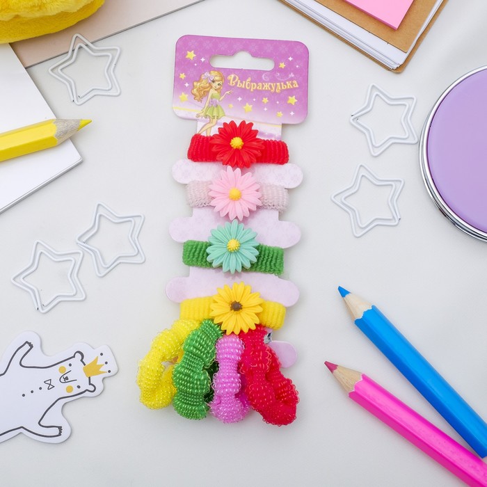 Резинка для волос Прелесть (набор 8 шт) цветик
Резинка для волос Прелесть (набор 8 шт) цветик