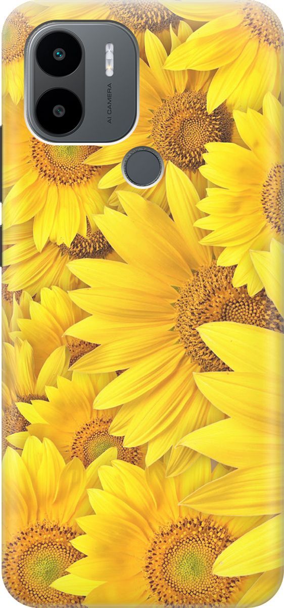 Силиконовый чехол на Xiaomi Redmi A1+ с принтом "Море подсолнухов", Желтый;коричневый, 158129
Силиконовый чехол на Xiaomi Redmi A1+ с принтом "Море подсолнухов", Желтый;коричневый, 158129