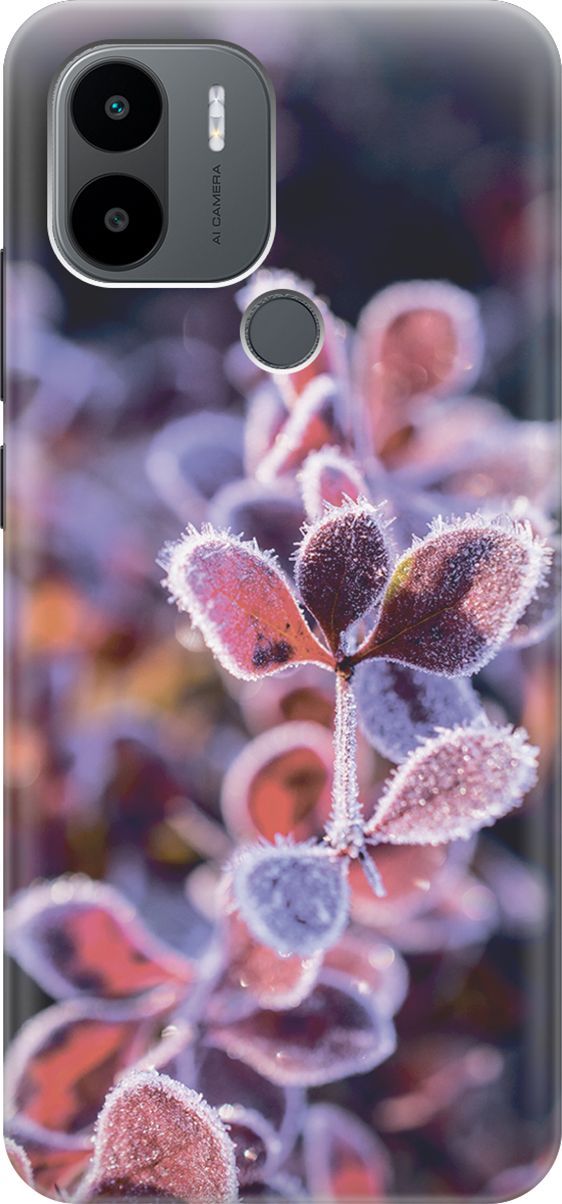 Силиконовый чехол на Xiaomi Redmi A1+ с принтом "Иней на листочках", Розовый;черный, 158123
Силиконовый чехол на Xiaomi Redmi A1+ с принтом "Иней на листочках", Розовый;черный, 158123