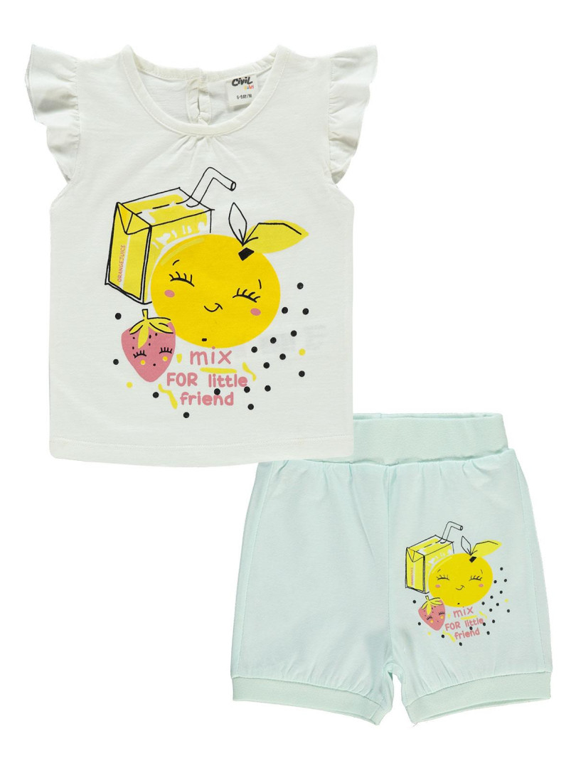 Костюм с шортами Civil Baby 179589005Y21-1 светло-зеленый 6-9 мес (доставка из-за рубежа), 179589005Y21-1
Костюм с шортами Civil Baby 179589005Y21-1 светло-зеленый 6-9 мес (доставка из-за рубежа), 179589005Y21-1