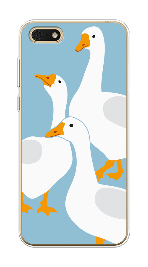 Чехол на Honor 7A/7A Prime/Y5 Prime 2018/Y5 2018 "Гусиное трио", Голубой;белый;серый;желтый, 6105850-1
Чехол на Honor 7A/7A Prime/Y5 Prime 2018/Y5 2018 "Гусиное трио", Голубой;белый;серый;желтый, 6105850-1