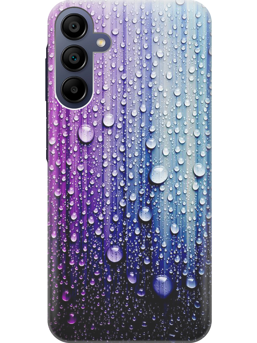 Силиконовый чехол на Samsung Galaxy A15 с рисунком "Капли на голубом", Голубой;фиолетовый, 20012138
Силиконовый чехол на Samsung Galaxy A15 с рисунком "Капли на голубом", Голубой;фиолетовый, 20012138