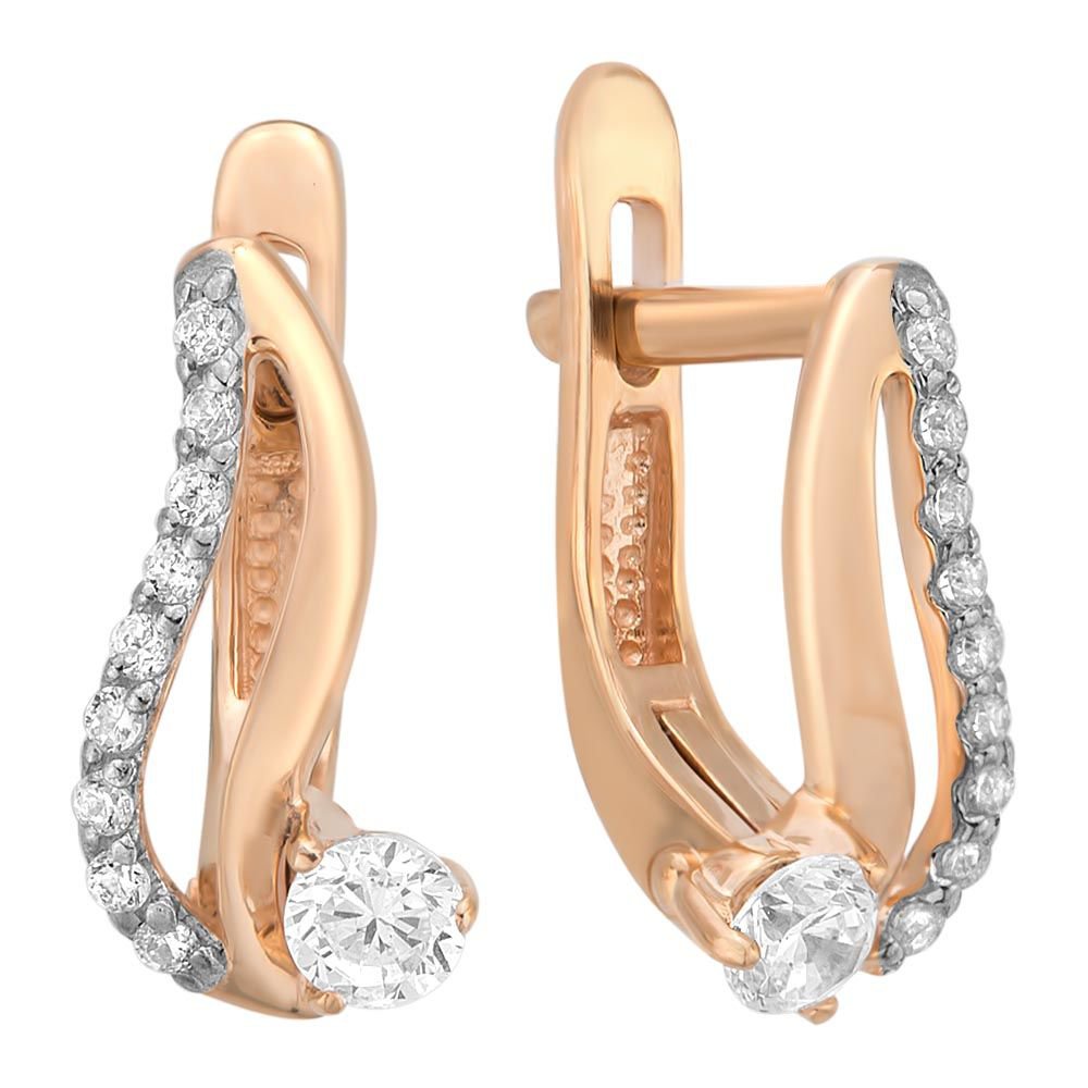 Серьги из красного золота с фианитом 585Gold 302004487, 302004487
Серьги из красного золота с фианитом 585Gold 302004487, 302004487