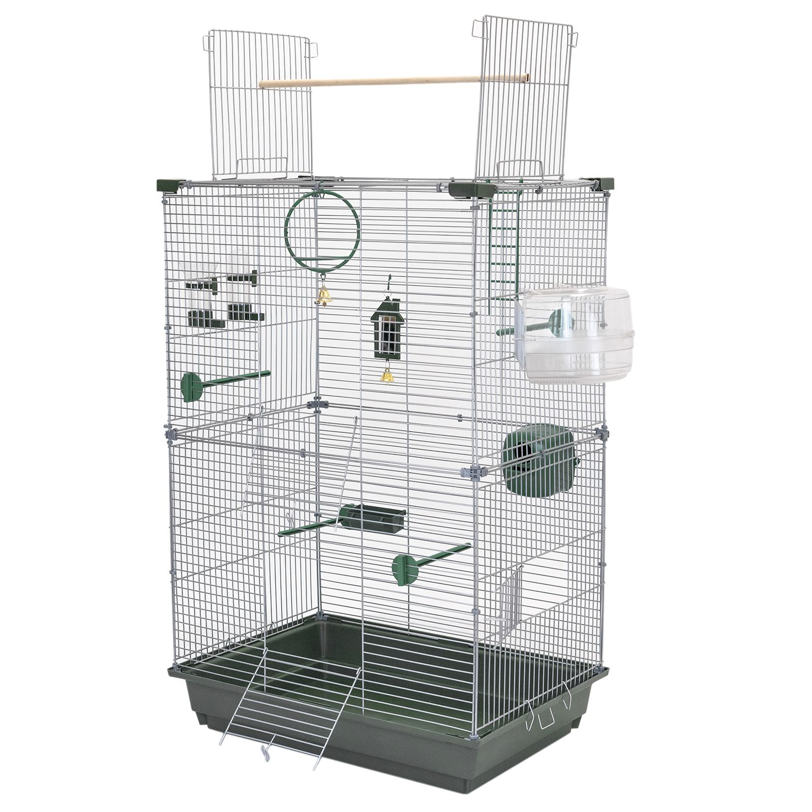 Клетка для птиц ЛОФТ-2 разборная PetTails, 2секции, шаг прута 12мм, 88х58х40см, изумрудная, ЛОФТ
Клетка для птиц ЛОФТ-2 разборная PetTails, 2секции, шаг прута 12мм, 88х58х40см, изумрудная, ЛОФТ