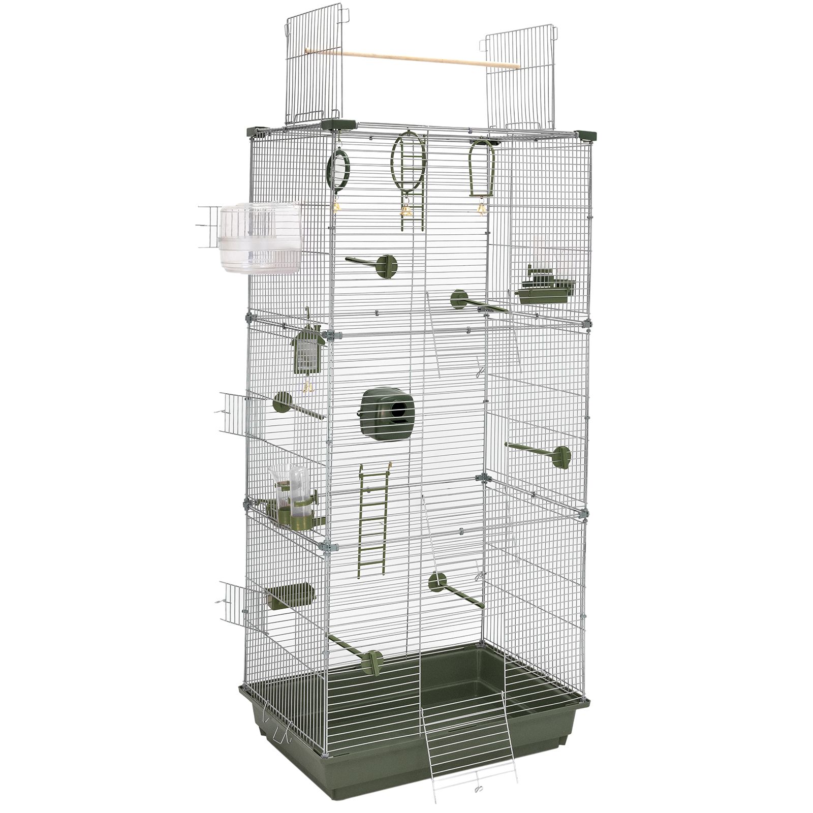 Клетка для птиц ЛОФТ-3 разборная PetTails, 3секции, шаг прута 13мм, 126х58х40см,изумрудная, ЛОФТ
Клетка для птиц ЛОФТ-3 разборная PetTails, 3секции, шаг прута 13мм, 126х58х40см,изумрудная, ЛОФТ