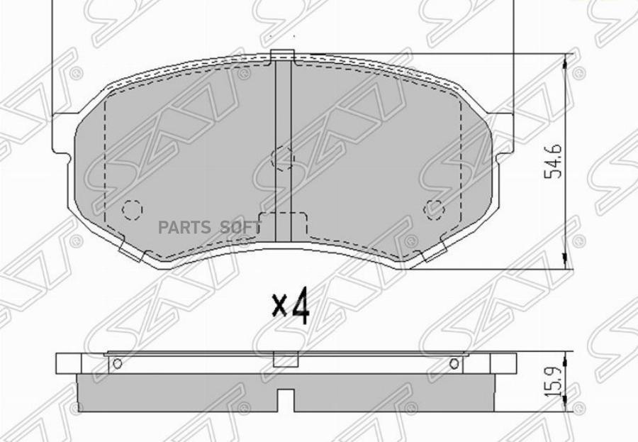 Колодки Тормозные Перед Toyota Mark Ii/Chaser/Cresta Gx81 88-92 Sat арт. ST-04465-22060
Колодки Тормозные Перед Toyota Mark Ii/Chaser/Cresta Gx81 88-92 Sat арт. ST-04465-22060