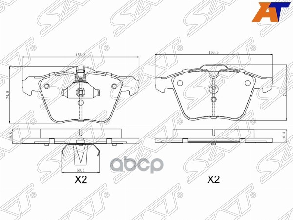 Колодки Тормозные Перед Jaguar Xf X250 08-15/Xj X351 09-/Xk X150 06-14 Sat арт. ST-28-0041
Колодки Тормозные Перед Jaguar Xf X250 08-15/Xj X351 09-/Xk X150 06-14 Sat арт. ST-28-0041
