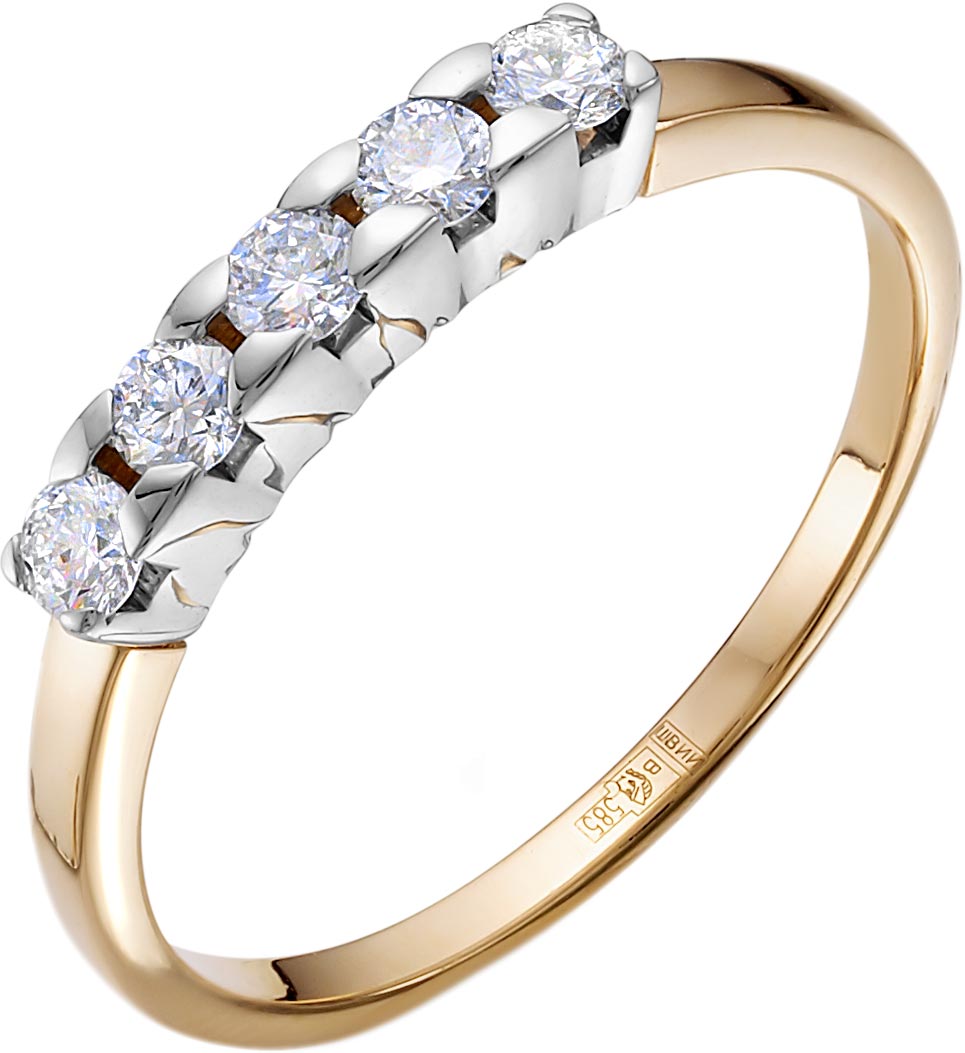 Кольцо из красного золота с бриллиантами р. 17 Azamant jewelry 01-01-216_17, 01-01-216_17
Кольцо из красного золота с бриллиантами р. 17 Azamant jewelry 01-01-216_17, 01-01-216_17