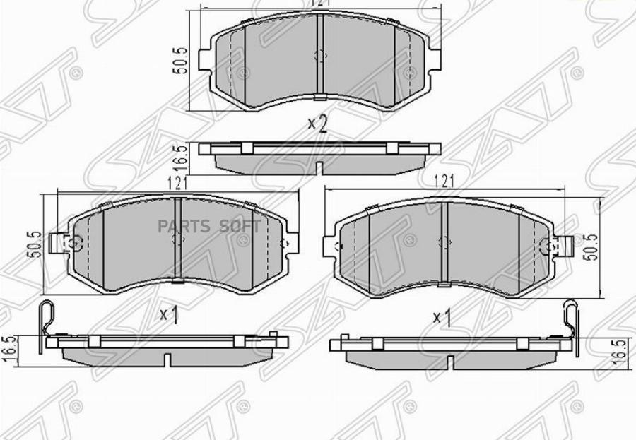 Колодки Тормозные Зад Nissan Patrol Y61/ Перед Nissan Almera N15/Laurel C33 Sat St-44060-V
Колодки Тормозные Зад Nissan Patrol Y61/ Перед Nissan Almera N15/Laurel C33 Sat St-44060-V