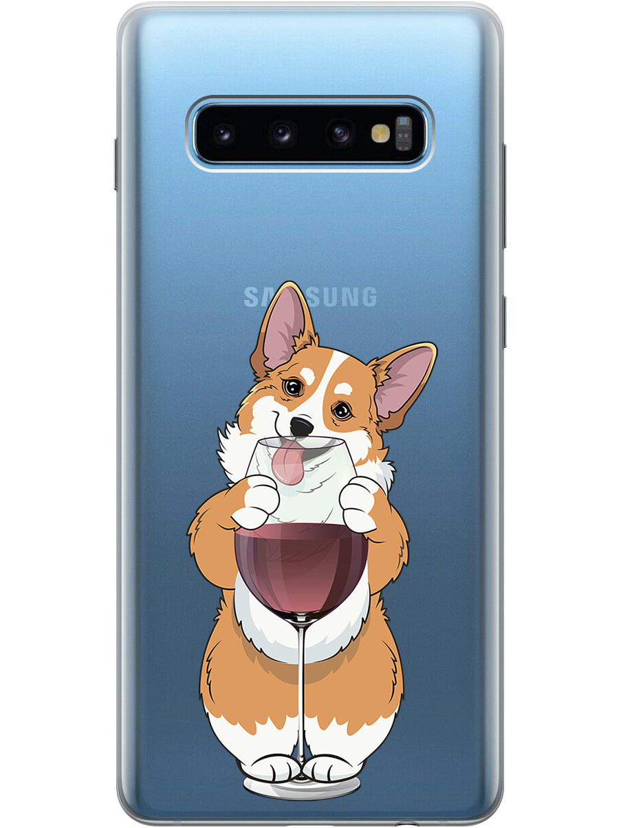 Силиконовый чехол на Samsung Galaxy S10+ с принтом "Корги и бокал" прозрачный, Прозрачный;белый;бордовый, 720461161
Силиконовый чехол на Samsung Galaxy S10+ с принтом "Корги и бокал" прозрачный, Прозрачный;белый;бордовый, 720461161