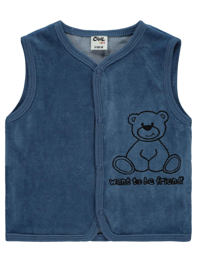 Жилет Civil Baby 449582225K21-2 индиго 6-9 мес (доставка из-за рубежа), 449582225
Жилет Civil Baby 449582225K21-2 индиго 6-9 мес (доставка из-за рубежа), 449582225