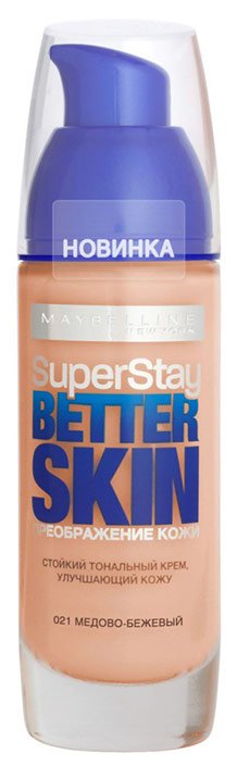 Тональный крем Maybelline New York SuperStay Better Skin Foundation 021 Медово-бежевый, superStay Better Skin Foundation 021
Тональный крем Maybelline New York SuperStay Better Skin Foundation 021 Медово-бежевый, superStay Better Skin Foundation 021