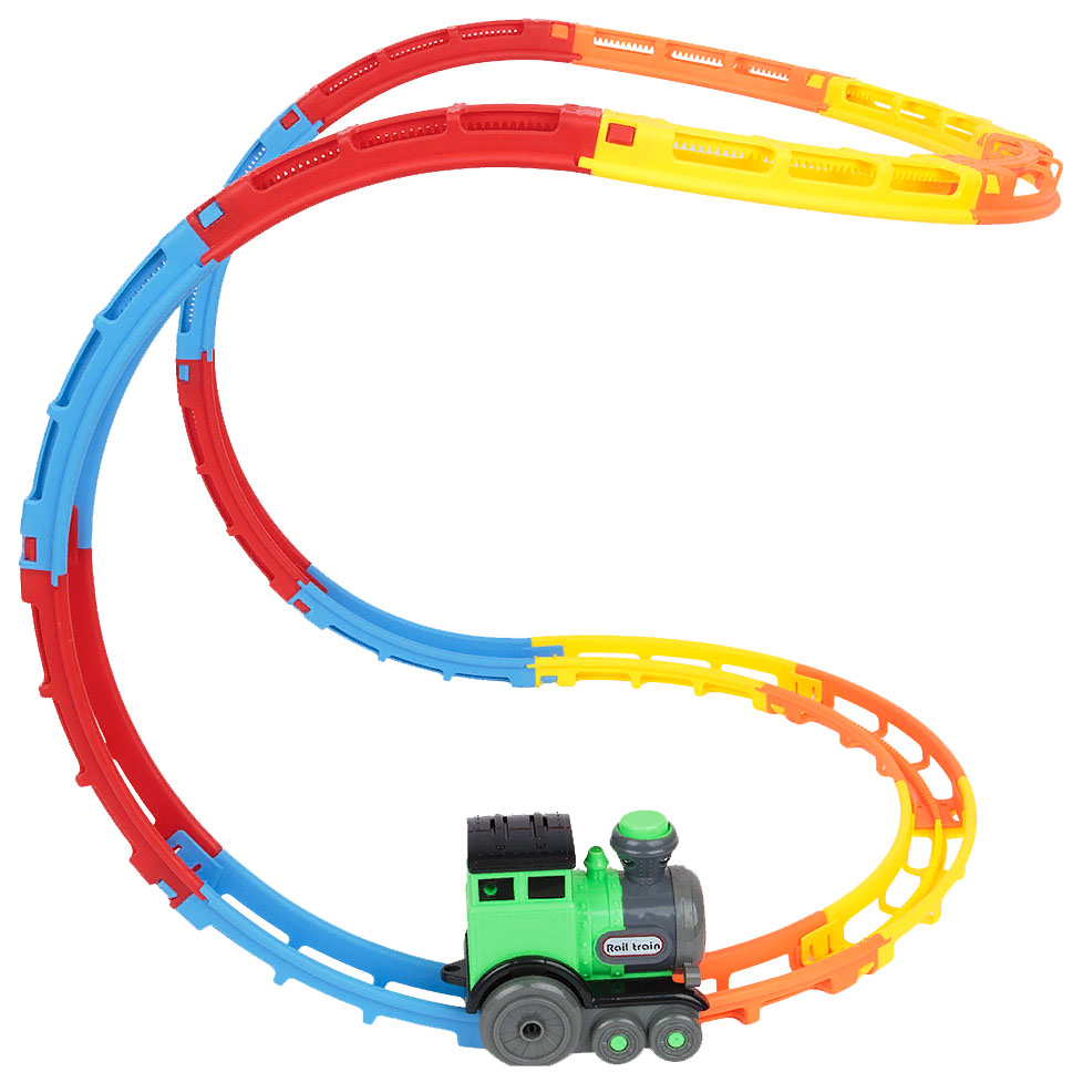 фото Игровой набор "flip train" с поездом и рельсами игруша