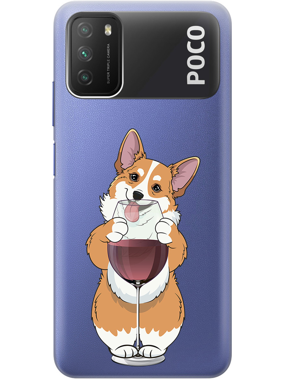 Силиконовый чехол на Xiaomi Redmi 9T / Poco M3 с принтом "Корги и бокал" прозрачный, Прозрачный;белый;бордовый, 724142761
Силиконовый чехол на Xiaomi Redmi 9T / Poco M3 с принтом "Корги и бокал" прозрачный, Прозрачный;белый;бордовый, 724142761