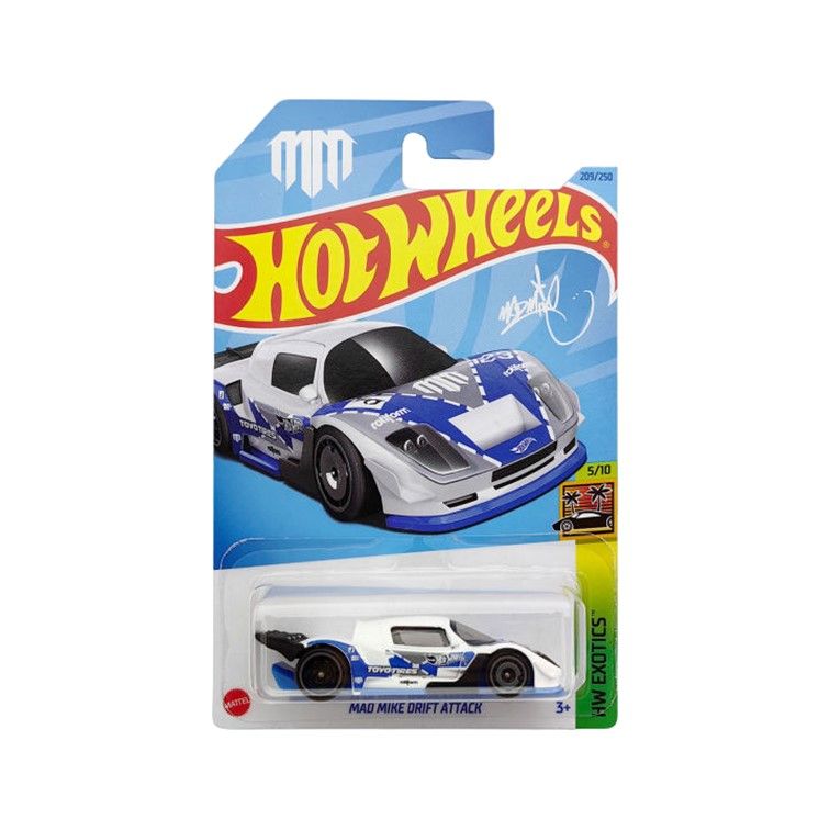 Машинка Hot Wheels легковая машина HKG58 металлическая Mad Mike Drift Attack, Белый, HKG58
Машинка Hot Wheels легковая машина HKG58 металлическая Mad Mike Drift Attack, Белый, HKG58