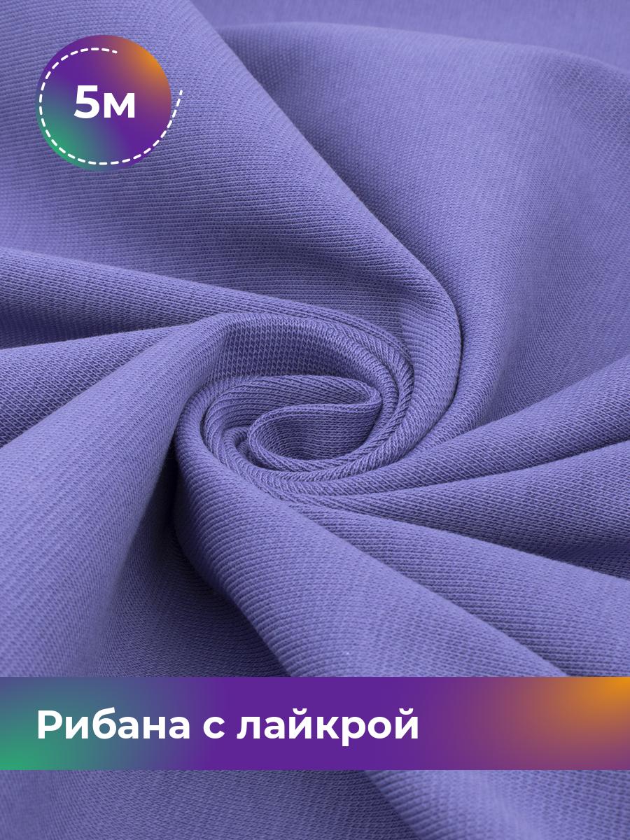 Ткань Трикотаж Рибана с лайкрой Shilla, отрез 5 м * 190 см фиолетовый 5_22298.006, 18103534
Ткань Трикотаж Рибана с лайкрой Shilla, отрез 5 м * 190 см фиолетовый 5_22298.006, 18103534