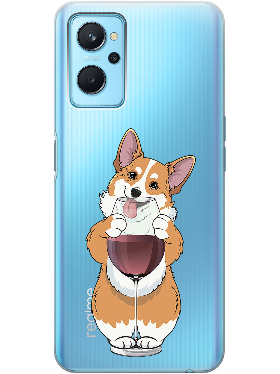 Силиконовый чехол на Realme 9i с принтом "Корги и бокал" прозрачный, Прозрачный;белый;бордовый, 740189461
Силиконовый чехол на Realme 9i с принтом "Корги и бокал" прозрачный, Прозрачный;белый;бордовый, 740189461