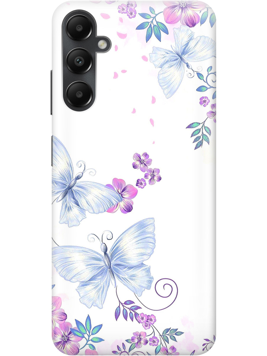 Силиконовый чехол на Samsung Galaxy A05s с рисунком "Бабочки и фиалки" прозрачный, Белый;фиолетовый, 20001456
Силиконовый чехол на Samsung Galaxy A05s с рисунком "Бабочки и фиалки" прозрачный, Белый;фиолетовый, 20001456