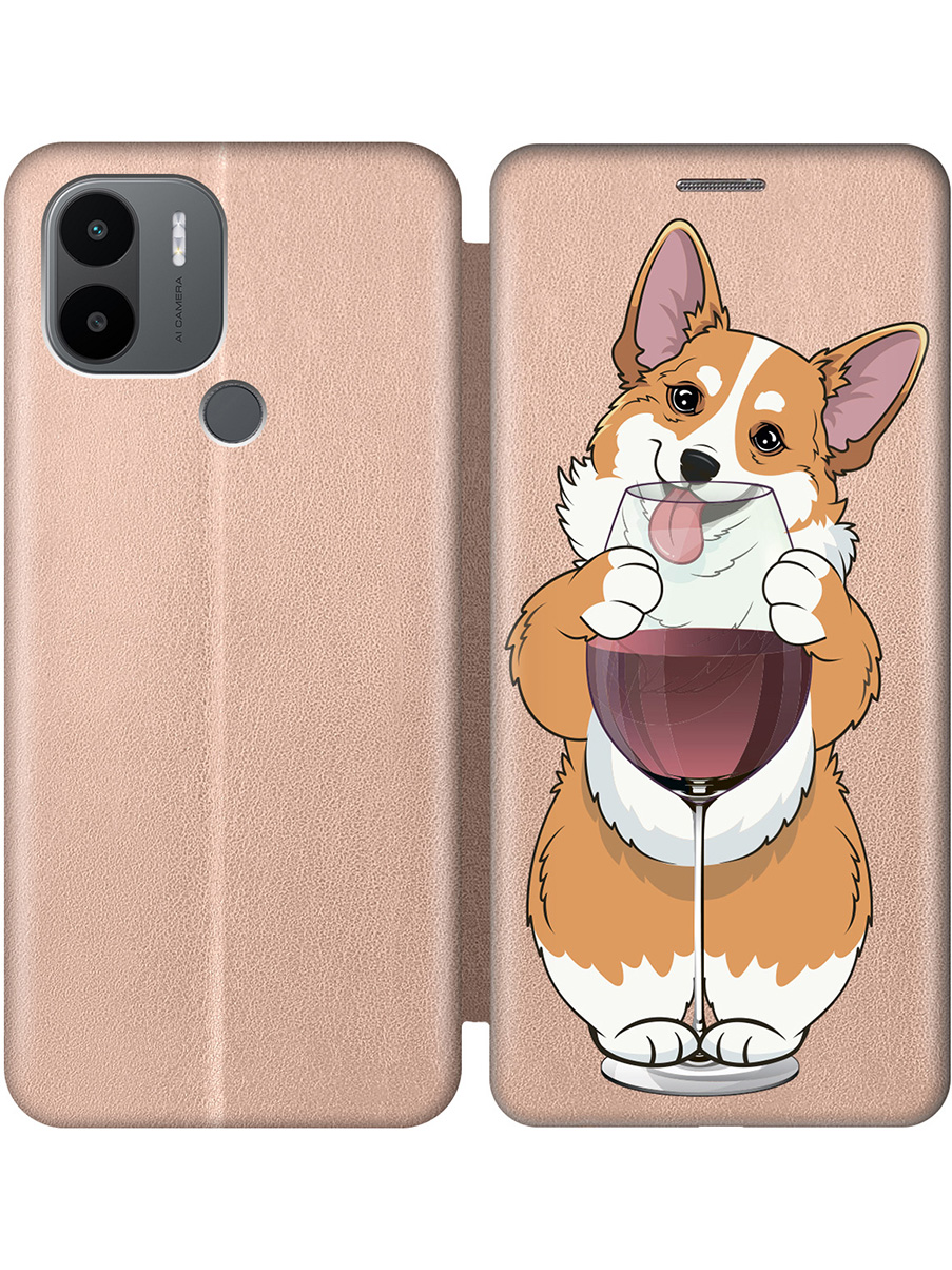 Чехол-книжка на Xiaomi Redmi A1+ / A2+ / Poco C50 / C51 с принтом "Корги и бокал" золотой, Золотистый;белый;бордовый, 762092161
Чехол-книжка на Xiaomi Redmi A1+ / A2+ / Poco C50 / C51 с принтом "Корги и бокал" золотой, Золотистый;белый;бордовый, 762092161