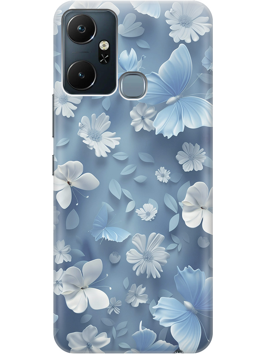 Силиконовый чехол на Infinix Smart 6 Plus с принтом "Голубые бабочки", Прозрачный;белый;голубой, 762092510
Силиконовый чехол на Infinix Smart 6 Plus с принтом "Голубые бабочки", Прозрачный;белый;голубой, 762092510