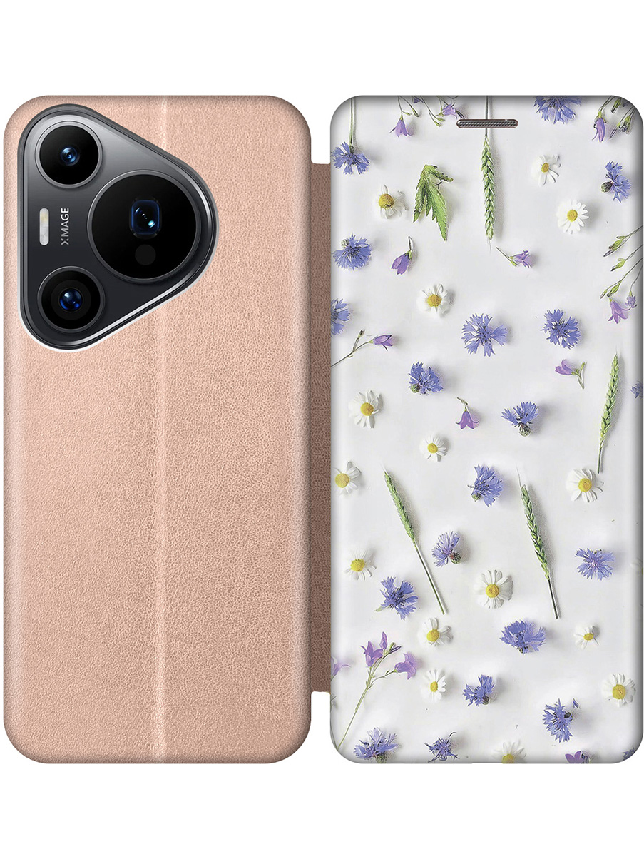 Чехол-книжка на Huawei Pura 70 Pro / 70 Pro+ с принтом "Ромашки и колоски" золотой, Золотистый;белый;зеленый;фиолетовый, 782625222
Чехол-книжка на Huawei Pura 70 Pro / 70 Pro+ с принтом "Ромашки и колоски" золотой, Золотистый;белый;зеленый;фиолетовый, 782625222
