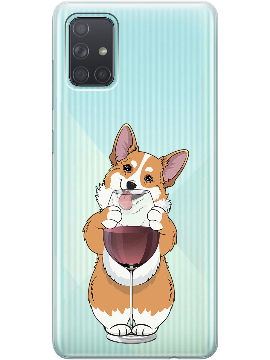 Силиконовый чехол на Samsung Galaxy A71 с принтом "Корги и бокал" прозрачный, Прозрачный;белый;бордовый, 722411461
Силиконовый чехол на Samsung Galaxy A71 с принтом "Корги и бокал" прозрачный, Прозрачный;белый;бордовый, 722411461