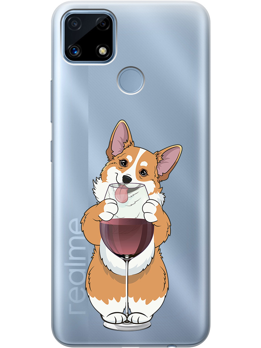 Силиконовый чехол на Realme C25 / C25S с принтом "Корги и бокал" прозрачный, Прозрачный;белый;бордовый, 732395361
Силиконовый чехол на Realme C25 / C25S с принтом "Корги и бокал" прозрачный, Прозрачный;белый;бордовый, 732395361